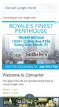 Mobile Screenshot of convertlengthintometers.info